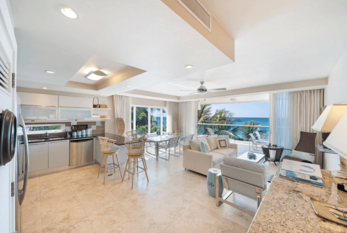 beachfront ocean condo for sale on south coast barbados luxury beach sea