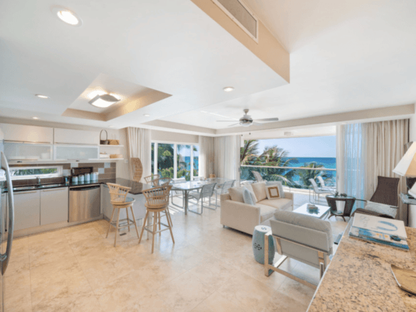 beachfront ocean condo for sale on south coast barbados luxury beach sea