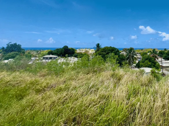elevated ridge land with sea views south coast barbados island life reatly prime location large lot great deal price budget friendly for sale to buy